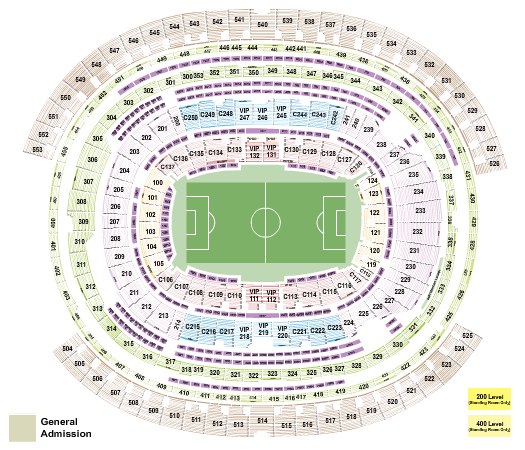 SoFi Stadium World Cup Seating Chart